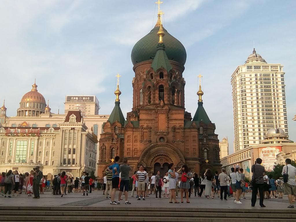Harbin Lily Holiday Apartment Central Avenue Exteriör bild